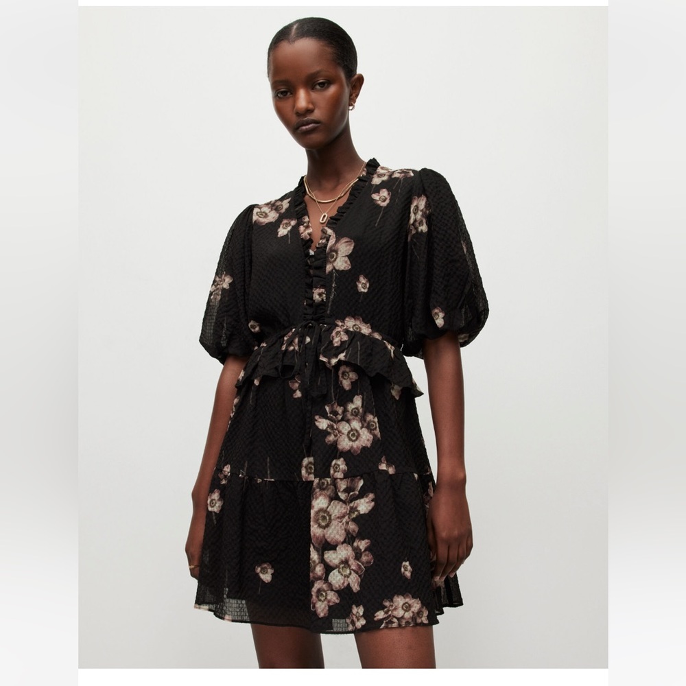 All Saints Lina Fillipa Mini Dress